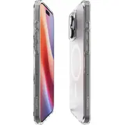 Spigen Ultra Hybrid Magsafe. sala dzidrs iPhone 6.3 2024 Frost clear