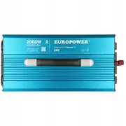 Sprieguma pārveidotājs Bluetooth Eiropas Przetwornica Inv/24/2000/Ps/S/B Europower