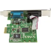 Startech Pcie x1 kontrolieris  2X Rs-232 Db9 seriālais ports Pex2S1050 Kontroler Port szeregowy
