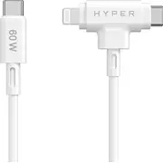 Targus Usb-C zibens kabelis. 1.5 m balts Hj4010Whgl Kabel Usb Lightning