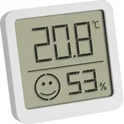 Tfa termometrs 30.5053.02.04 4 komplektu balts digitālais termohigrometrs Termometr 4-Pack white Digital Thermo Hygrometer
