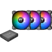 Thermaltake Pure Plus 14 Rgb ventilators centrmezgls Cl-F064-Pl14Sw-A Wentylator 3-Pack Hub