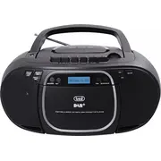 Trevi Boombox Cmp576 Dab Radio Cd Mp3 kasete melna Radioodtwarzacz kaseta black