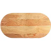 vidaXL Galda virsma Brūna 100X50X4 cm Ozola masīvkoka ovāls Blat do cm. lite drewno owalny