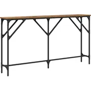 vidaXL konsoles galds Old Wood 140X23X75 cm Engineered Stolik konsolowy Stare drewno Drewno