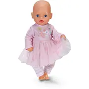 Zapf Baby Born kleita rozā ar piedurknēm 36 cm Sukienka
