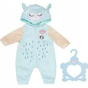 Zapf Creation Baby Annabell mīksts uzvalks pūcei 43Cm. lelles piederumi Ieskaitot drēbju pakaramais Cuddly suit owl doll accessories including clothes hanger