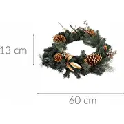 Ziemassvētku dekorācijas Home Styling Collection vainags Dekoracja stroik