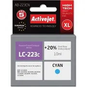 Activejet tinte Ab-223Cn Brother Lc223C Supreme 10 ml zilā nomaiņa Tusz zamiennik niebieski