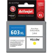 Activejet Yellow Ink Ae-603Ynx Tusz 603Xl