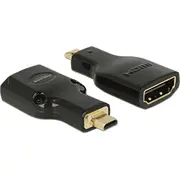 Adapteris Av Delock Hdmi Micro czarny 65664 Adapter