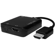 Adapteris Av Logilink Hdmi Toslink czarny Cv0106 Adapter