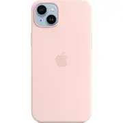 Apple iPhone 14 Plus silikona maciņš ar Magsafe krīta rozā Silicone Case with Chalk Pink