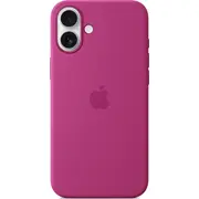Apple iPhone 16 Plus Silikoninis dėklas ar Magsafe Fuchsia With