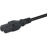 Aprīkojiet Netzkabel Anschl. C14 - C15 3.00M Schwarz Equip schwarz
