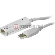 Aten Usb-A Usb kabelis  balts Ue2120 Kabel