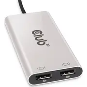 Av signāla pārraides sistēma Club 3D Club3D video centrmezgls Thunderbolt 3 līdz 2X Dp. Dual 4K60Hz nebo Single 8K60Hz/4K120Hz System przekazu Video hub na