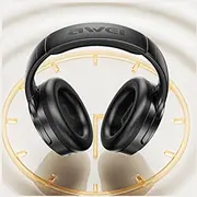 Awei austiņas At20 Anc Enc Bluetooth 6.0 uzliekamās austiņas. melnas Nauszne czarne