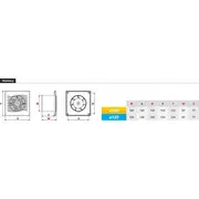 Awenta Wave Wav120H izplūdes ventilators Wentylator