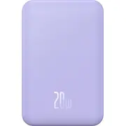 Baseus Magnetic Mini 20W 5000Mah Powerbank Purple Fioletowy