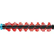 Bissell Area paklāju un suku rullis 1 gab. Sarkans/Melns 2379 1843101 Rug and carpet brush roll pcs. Red/Black