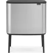 Brabantia sudraba atkritumu tvertne Kosz na srebrny