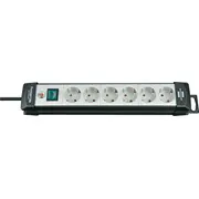 Brennenstuhl Premium-Line strāvas sloksne 6 ligzdas 5 m baltā un melnā krāsā 1951560101 Listwa gniazd
