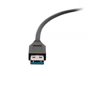 C2G 6In Usb -C uz -A superspeed 5Gbps kabelis M/M -Cabel tipa A M Zu 24 Pin 3.2 Gen 1 30 V 3 15 cm Grafort Schwarz Usb-C to Usb-A Superspeed Cable Usb-Kabel Typ zu pin geformt