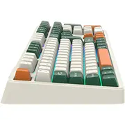 Canyon tastatūra Shadder Gkw-11 Moss Rgb Uk/Asv bezvadu balts keyboard Mech Uk/Us Wireless White