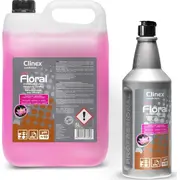Clinex Grīdas tīrīšanas līdzeklis bez svītrām. spīdums Floral Blush 10L tīrītājs Do mycia smug zapach