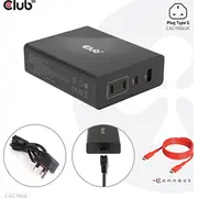 Club 3D lādētājs 1X Usb-A 3X Usb-C Cac-1906