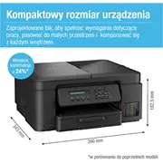 Brālis Dcp-T730Dw Inkbenfit All-In-One Dcpt730Dwyj1 Wielofunkcyjne Brother Inkbenefit