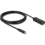 Delock Usb kabelis Usb-C 3 m. melns 80027 Kabel Czarny
