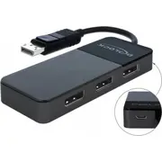 Delock Video Splitter Displayport vīrs 3X sieviete