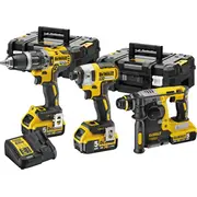 Dewalt 9 daļu elektroinstrumentu komplekts Dck368P3T-Qw Zestaw 9-Elementowy