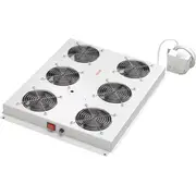 Digitus Roof gaisa kondicionieris serveru plauktiem Unique Grey Dn-19 Fan-4-Srv Klimatyzator dachowy do szaf serwerowych Szary