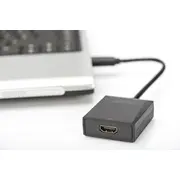 Digitus Usb  Hdmi Adapteris. melns Da-70841 Adapter Usb Digitus Hdmi Czarny