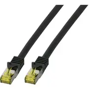 Efb Mk7001.25B tīkla kabelis melns 25 m Cat6A S/Ftp S-Stp Kabel sieciowy czarny