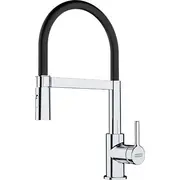Franke Lina Semipro stāvošais virtuves jaucējkrāns melns 115.0626.085 Bateria kuchenna czarna