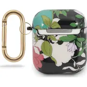 Guess Guaca2Tpubkfl01 Airpods 1/2 Cover Green/Green N.1 Flower Collection standarts Zielony/Green standard