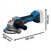 Gws18V-8 Trimp Lint 125Mm Lb Szlif 2X5.0Ah