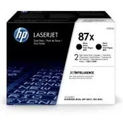 Hp 87X melnais toneris. oriģināls Cf287Xd Toner Black