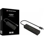 Hub Usb Conceptronic Usb Centrmezgls o.Netzteil sw Usb-Hub 4-Port 3.1/C-4X3.0