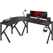 Huzaro Hero 6.3 rakstāmgalds Melns 154 cmx48 cm Biurko Czarne