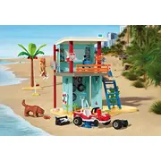 Iestatiet ar figūriņām mana dzīve 71903 Glābšanas torņa un pludmales automašīnu buggy Playmobil Zestaw figurkami My Life ratownicza