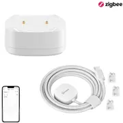 Iestatīt sensora krišanu/ūdens noplūde zigbee sonoff kabelis Zestaw czujnik zalania/wycieku wody Zigbee Sonoff Snzb-05P Kabel Wldc200