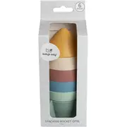 Jauns Mazuļa vienīgais silikona torņa raķete 0 Opal Bo-860.859.805.50 New Babys only silicone tower rocket