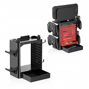 Jys organizatora statīva konsoles turētājs spēļu paliktņi Nintendo Switch 2 Ns2 Oled Jys-Ns153B-V2 melns Organizer Stojak Uchwyt Na Gry Pady Do Czarny