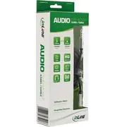 Kabelis Inline ligzda sudraba 99230 Kabel Jack 3.5Mm 10M srebrny