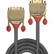 Kabelis Lindas Dvi-D 5M zelta 36204 Kabel Lindy
